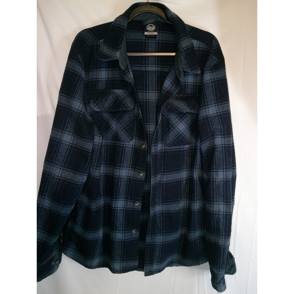 Colorado Clothing Men's Plaid Flannel Long‎ Sleeve Shacket Jacket Shirt XL